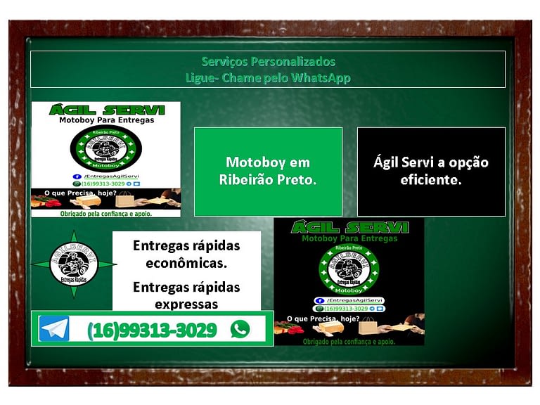 A Ágil Servi Entregas Rápidas Adapta-se sempre as necessidades de nossos clientes. Aplicando métodos de logística, nas entregas e serviços de motoboy oferecidos e prestados. Configurando soluções ágeis e praticas para que entregas rápidas econômicas cheguem com mais agilidade até o destino. Visando sempre atender com rapidez, segurança e responsabilidade.