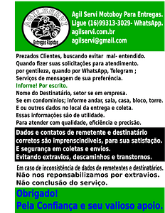 A agilservi entregas conecta pessoas empresas e negócios através de nossos motoboys para entregas rápidas, entregas econômicas e serviços personalizados com motoboy. Atendemos você cliente pessoa física avulso e esporádico e empresas, comércios, negócios, escritórios e diversos segmentos corporativos e empresariais.